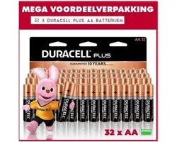 Duracell Plus Power AA batterij (penlite) Alkaline 1.5 V 32 stuk(s) Voordeelverpakking
