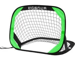 RUNBOW 1 x 0,7 m pop-up draagbaar voetbaldoel voor kinderen kindervoetbal net outdoor plezier in achtertuin en strand (3,3 x 2,5 ft)