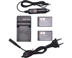 DSTE 2PCS LP-E17 Replacement Battery and DC163E Travel Charger Compatible with Canon EOS M6 Mark II M3 M5 77D 200D - ShopVlot