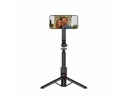 Swissten Smartphone Statief - Tripod - Geschikt voor Magsafe - Geschikt voor iPhone 12,13,14,15,16,17 - Zwart