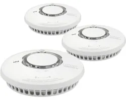 Ensemble de détecteurs de fumée [3 pièces] FireAngel WST-630-BNLT - Dernier modèle - WiSafe2 connectable sans fil
