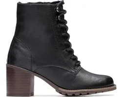 Clarks - Dames schoenen - Clarkwell Lace - D - Zwart - maat 5