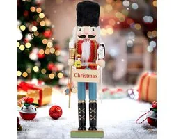 Kerstnotenkraker soldaat handgeschilderd
