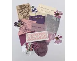 Bulletjournal set | stickers | paper scraps | scrapbooking | Crape Myrthe Star
