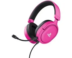 Trust GXT498W Forta - Casque de Gaming filaire - Licence pour PS5 - Rose