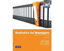 Statistics For Managers Using Ms Excel
