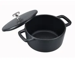 Cocotte - BAUMALU - Mini rond 14 - Gietijzer - Deksel