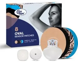 CureTape Patches MIX - Sensor Pleisters - Mix - Pleisters voor Freestyle Libre, Dexcom en Medtronic Guardian sensoren - 8 Stuks