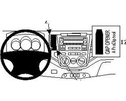 Brodit ProClip voor de Toyota HiLux 12 - Center Mount