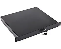 Trojan Pro 1U Lockable Rack Drawer, 19 Inch