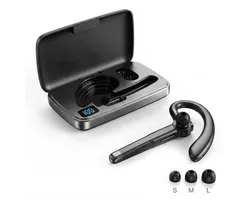 Écouteurs Golden Sound avec microphone - Écouteurs Bluetooth - Écouteurs sans fil - Casque - Autonomie de la batterie - Fonction d'appel