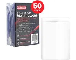 EVORETRO - Semi-Rigid Card Holders 50 Stuks