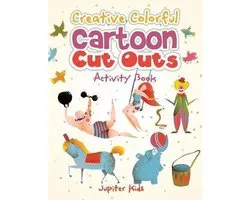 Creative Colorful Cartoon Cut Outs Activity Book