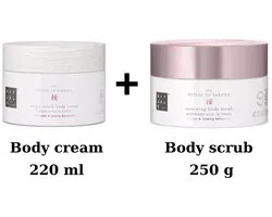 Rituals of Sakura - Combi Set: Body Cream 220 ml + Body Scrub 250 gr
