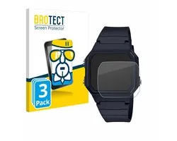 Screenprotector 3 Stuks voor Casio Unisex F-91W Beschermglas transparant