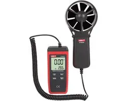 Anémomètre numérique professionnel UNI-T UT363S pour la vitesse du vent et la température avec écran LCD