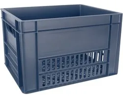 Caisse à vélo FastRider - Large - 34,5 litres - Bleu / gris