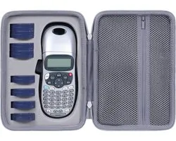 Hard Case voor DYMO LetraTag 100H, LT-100H en LT-100H Plus - Bescherming, Draagbaarheid en Labelmaker Accessoires (Grijze Kleur)
