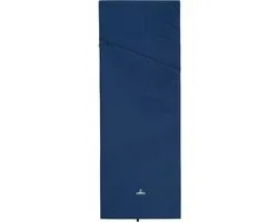 Modèle de couverture de sac en drap NOMAD® | Taie d'oreiller intégrée | 220x80cm | Sac de couchage été/voyage en coton Dry-Touch | Feuille de voyage | Compacte et légère