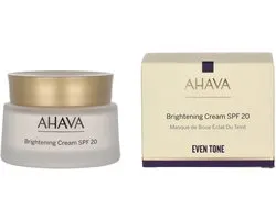 AHAVA Hydraterende Crème met SPF-20 - Verheldert & Egaliseert Huid | Anti-Rimpel & Anti-Aging | Innovatieve AHAVA Technologieën | Gezichtscrème voor mannen & vrouwen | Moisturizer voor een Droge Huid & Gezicht - 50ml