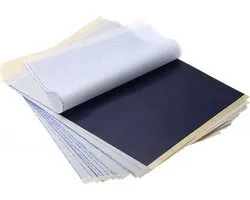 25x A4 Carbonpapier Tattoo Transferpapier- Grafiet Papier - Carbon Stencil Transfer