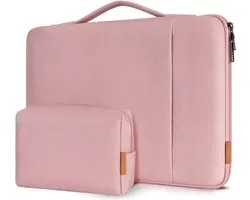 Housse pour PC portable 13,3 pouces étanche pour ordinateur portable pour MacBook Air Pro 13" / 13,5" Microsoft Surface Book 2 3/ ASUS Zenbook/ HP Elitebook/ Lenovo Thinkpad 13 Yoga x13, Rose