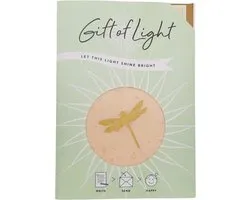 Gift of Light | Libelle (verandering, welbevinden), handgeschept papier, Nepal