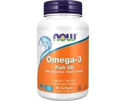 Omega-3 Fish Oil, Cholesterol-free - 180 softgels