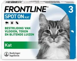 Frontline Spot-On Kat - Apotheek - 0.5 ml 3 pip Kat >1 Kg