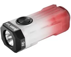 WUBEN E2 PULSE Mini EDC Zaklamp - Gradient Red - 150 Lumen - Oplaadbare Sleutelhanger Zaklamp - USB-C - Magnetisch - IP66