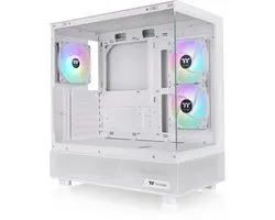 Thermaltake View 270 Plus TG ARGB Mid - PC Case - Gehard Glas - 3x120mm Ventilator - Wit