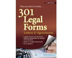 301 Legal Forms, Letters & Agreements