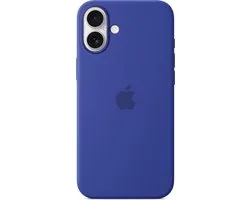 Origineel Apple iPhone 16 Plus Hoesje MagSafe Silicone Case Blauw