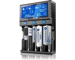 Everactive Uc 4200 Oplader Voor Cilindrische Li-Ion Nimh-Accu's
