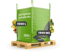 Amendement de sol – Activator Mix (big bag 1500 Litre – pour 1500 m2) Mix de micro-organismes actifs (dont Mycorhizes et Rhizobactéries), farine de lave, fumier de vache et fumier de vers - Organifer