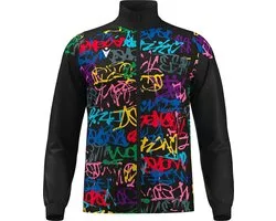 Macron Glory Prometheus Top Full Zip Heren - Zwart / Multicolor | Maat: M