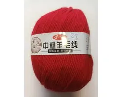 Wol - 100 gr - Bol Garen - Donker rood