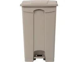 Jantex beige pedaal afvalbak 87Ltr