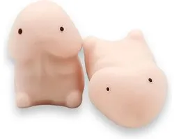 Mini Penis Squeezy - Anti-stress jouable avec Humour