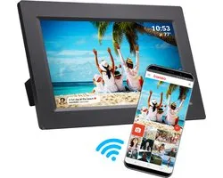 Denver PFF-1015B cadre photos numériques Noir 25,6 cm (10.1") Écran tactile Wifi