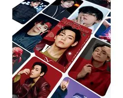 KPOP BTS V Taehyung Rolling Stone Special Issue Photocard [Fotokaarten]