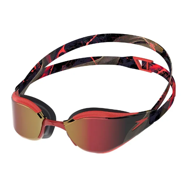 Speedo Fastskin Hyper Elite Mirror Swimming Goggles Racing Anti Fog UV
