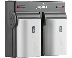 Pack Value Jupio : 2 batteries LP-E6NH *ULTRA* 2 600 mAh + chargeur Dual USB