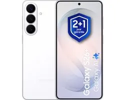 Samsung Galaxy S26 Plus - Smartphone - 512GB - White + 1 jaar extra garantie