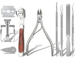 Thumbs up 8-Delige Pedicure Set - Teennagelknipper - Eeltverwijderaar - Manicureset - Nagelknipper - Ingegroeide Teennagel - Nageltang