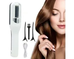 Split Ender Remover - Split Remover - Split Ender - Draadloos - Ender Remover Hairstylingtool - Haar En Verzorging - Glanzend en Gezond haar - Voor Gespleten Haarpunten - Voor Droog en Beschadigd haar - Incl. 5 Accessoires - 500 mah Oplaadbare accu
