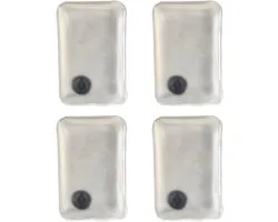 Handwarmer - Herbruikbaar - Rechthoek - Voordeelset 4 Stuks !! - 4 x Transparant