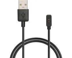 kwmobile Câble de chargement USB compatible avec Xiaomi Mi Band 8 Pro / Smart Band 8 Pro / Redmi Watch 3 Active - Câble pour montre intelligente - noir