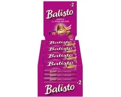 Balisto Yoberry en Bosvruchten Chocoladereep - 20 x 2 stuks