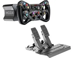 Base de volant MOZA R12 V2 + Volant KS Pro + Pédales SRP2 - Pack de simulation de course Direct Drive 12 Nm - PC